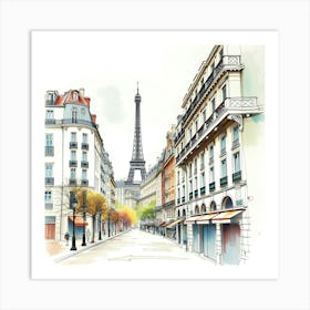 Paris Street 4 Art Print