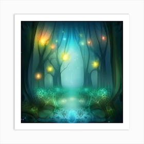 Forest 14 Art Print