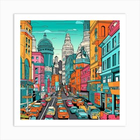 New York City Street Art Print