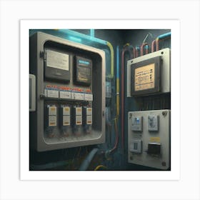 Electrical Panel 2 Art Print