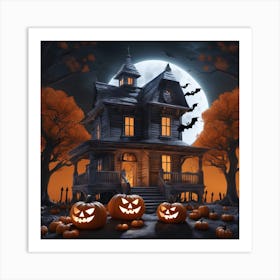 Haunted House 12 Art Print