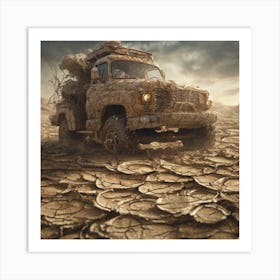 Desert Truck 2 Art Print