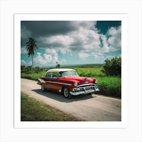 Classic Car In Cuba 7 Art Print