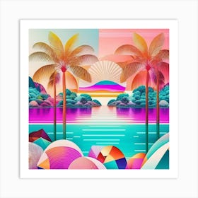 Hawaiian Landscape Art Print