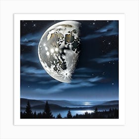 Full Moon 3 Art Print