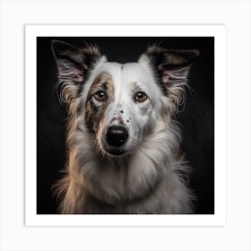 Portrait Of A Dog 18 Art Print