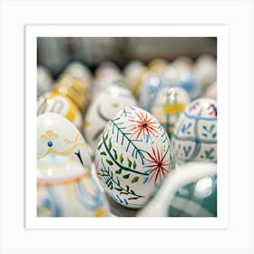 Easter Eggs 10 Art Print