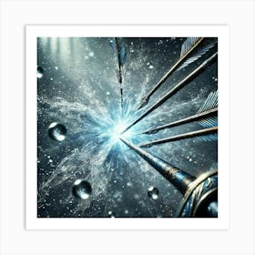 Cascade Sovereignty Waveguard Arrows Burst Art Print