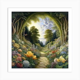 Garden Path 21 Art Print