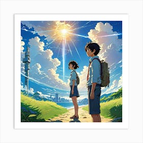 Sky Is Blue Art Print