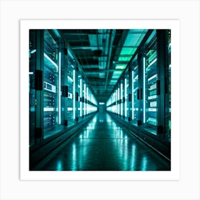 Ai Driven Security Protects A Future Proof Data Center Advanced Ai Processors Monitor Streams Of Da (2) Art Print