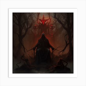 Demon Throne 3 Art Print
