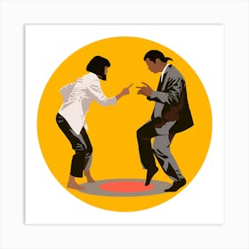 Man And Woman Dancing 1 Art Print