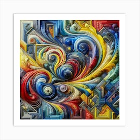 Abstract Painting 9 Art Print