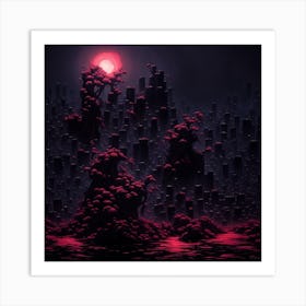 Dark City Art Print