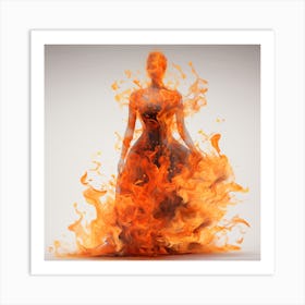 Flames Of Fire Art Print