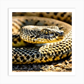 Snake Head Art Print