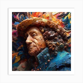 Portrait Of Van Gogh 1 Art Print