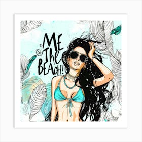 My Khe Beach - Summer Retreat Art Print