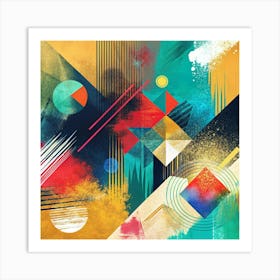 Abstract Painting 200 Art Print