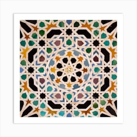 Alhambra Tile Art Print