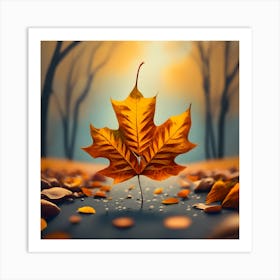 Autumn Leaf 1 Art Print