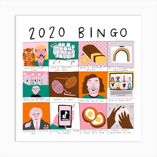 2020 Bingo Square Art Print