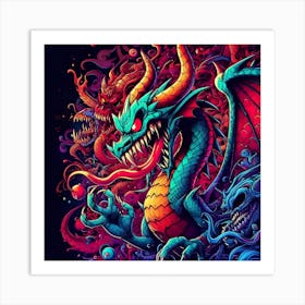 Dragon 4 Art Print