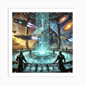 A Depiction Of Rift Commanders, High Ranking Leade Art Print