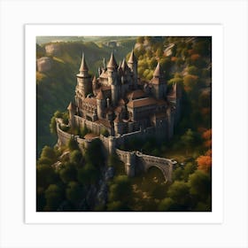 Hilltop Fortress Art Print