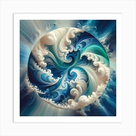 Abstract Fractal Painting Art Print