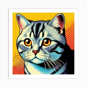 Pop Cat 13 Art Print