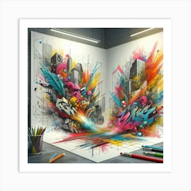 Graffiti Art 1 Art Print