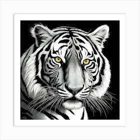 Tiger Portrait 3 Art Print