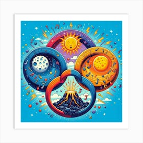 Music Of The Universe Art Print