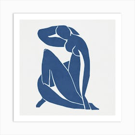 Blue Woman - Matisse Art Print