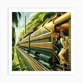 Train To San Francisco Art Print