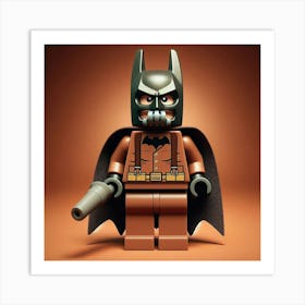 Hush from Batman in Lego style Art Print