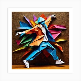 Origami Dancer 136 Art Print