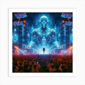 Futuristic Art 1 Art Print