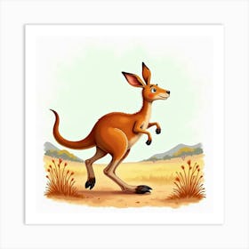 Kangaroo Art Print