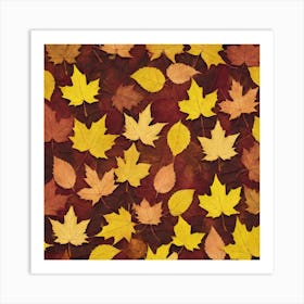 Autumn Leaves 32 Art Print