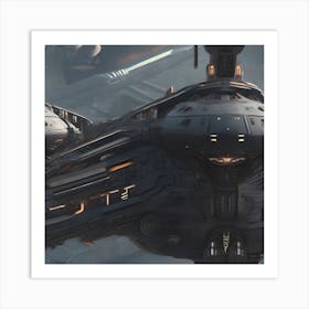 Spaceship 3 Art Print