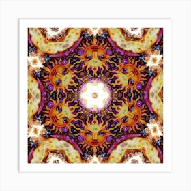 Psychedelic Mandala 95 Art Print