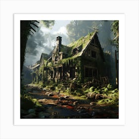 House In The Woods 1 Art Print