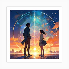 Sky Is Blue Art Print