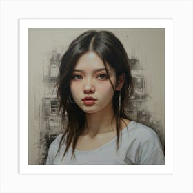 Asian Girl 1 Art Print