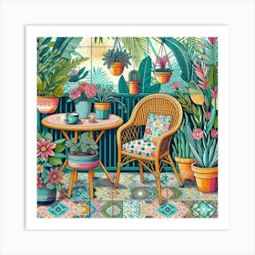 Tropical Garden Art Print