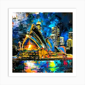 Cityscape Australia - Sydney Opera House Art Print