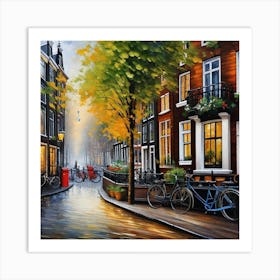 Amsterdam Street 1 Art Print